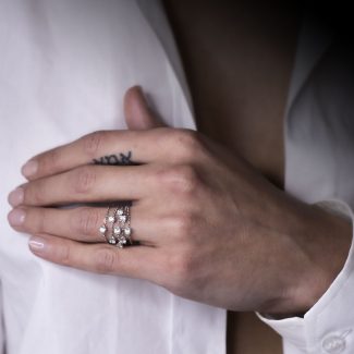 Bague Nëve Or et Diamant